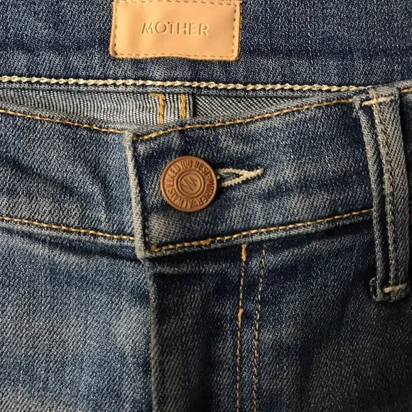 MOTHER the Weekender Ankle fray jeans in wild 28 - Picture 6 of 8